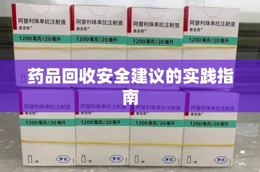 南京药品回收安全建议的实践指南