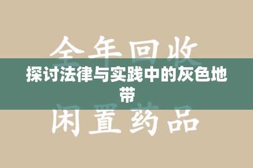 南京探讨法律与实践中的灰色地带
